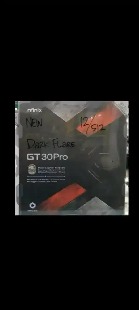 Infinix GT 30 pro 5G ram 12gb 512gb spesial edition gaming box set