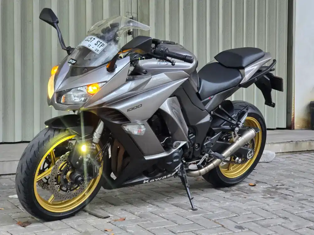 Moge Kawasaki Ninja 1000 SX th 2013 Km 24rb Mulus Like New Siap Gas