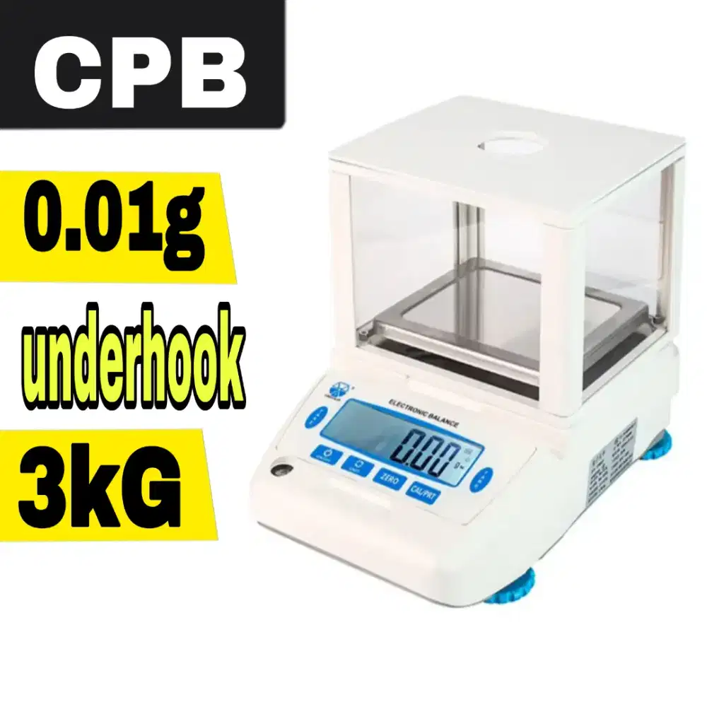 Timbangan digital lab analitik 3000gr 0.01g perhiasan emas obat 3kg