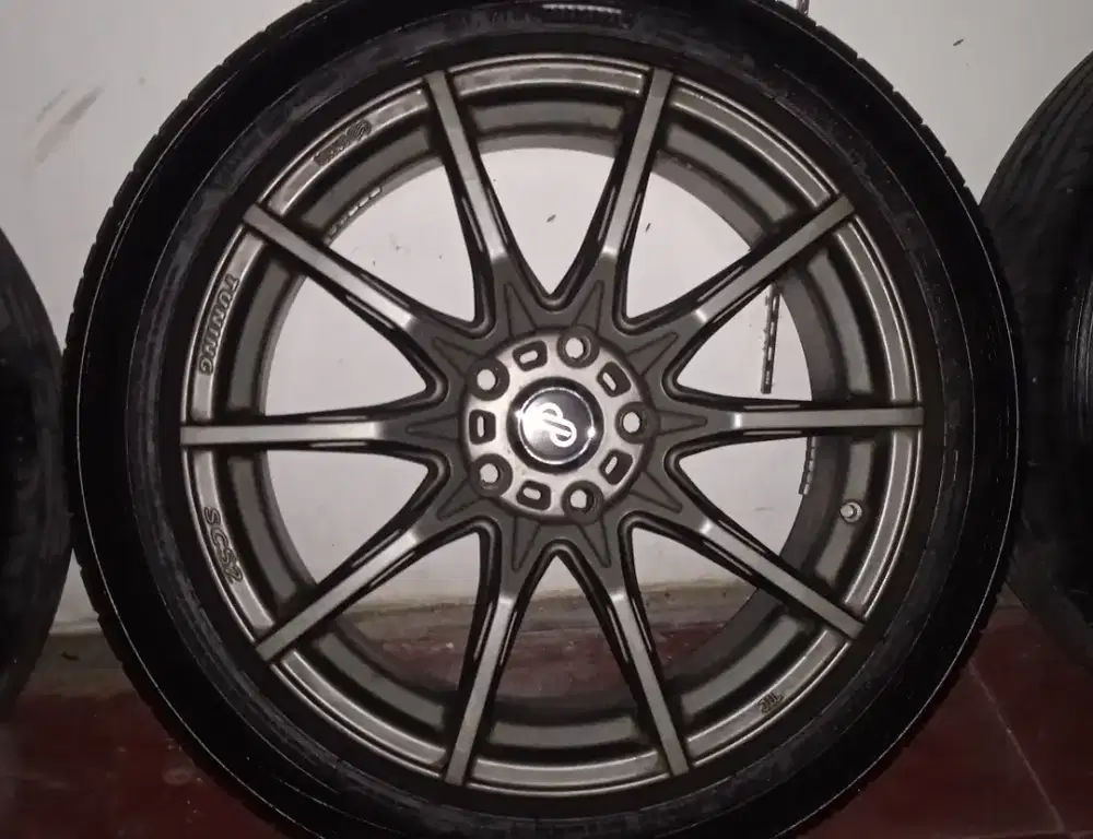 Velg R18 Enkei Tuning SC 52 Ori + Ban Tebal