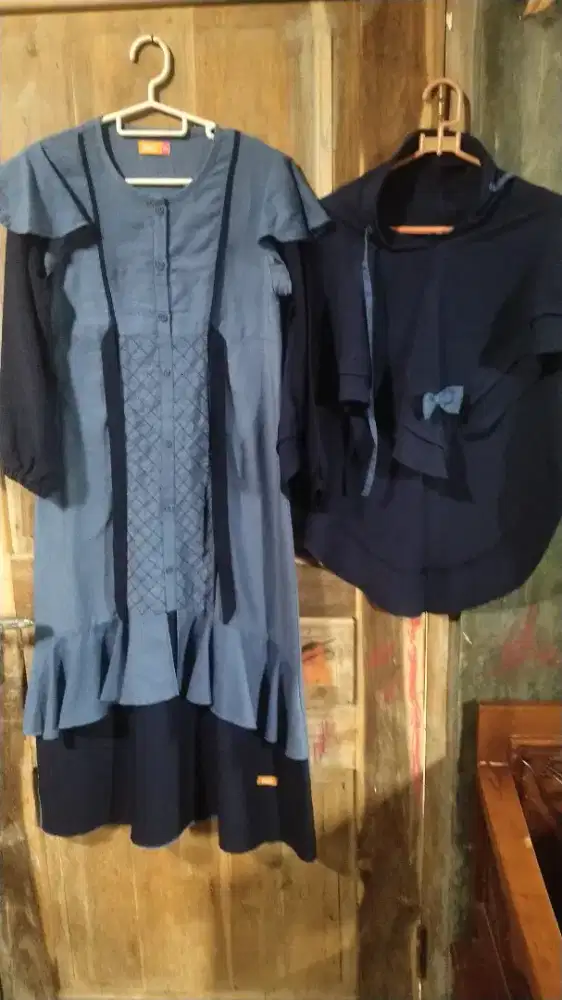 Gamis + kerudung preloved anak
