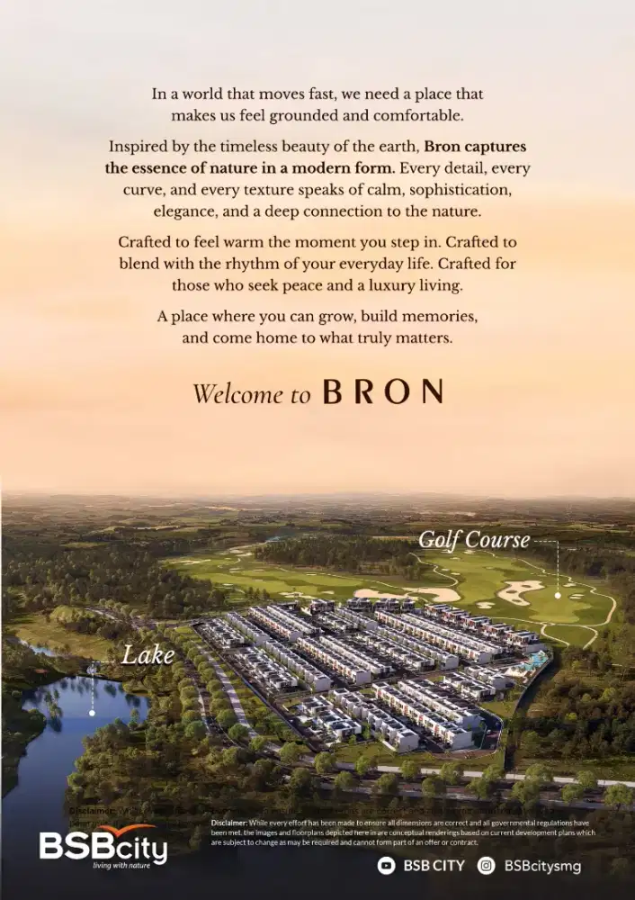 BRON RESIDENCE BSB SEMARANG BLACK EAGLE GOLF BSB SEMARANG