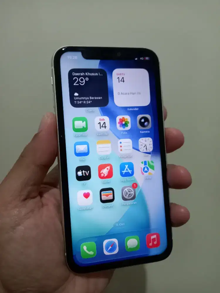 IPhone 11 White 64Gb Lte Fullset ex inter ada note dibaca dulu