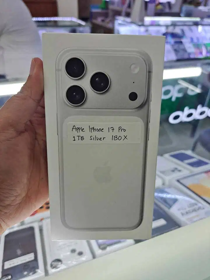 IPhone 17 Pro 1TB Silver New BNIB Garansi Resmi IBOX