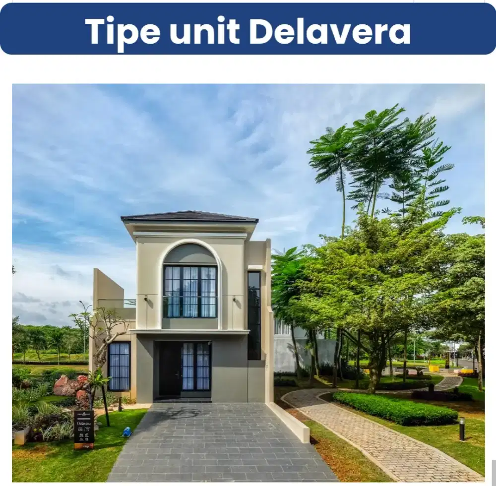 TYPE DELAVERA DI SERENA HILL CITRALAND BSB SEMARANG