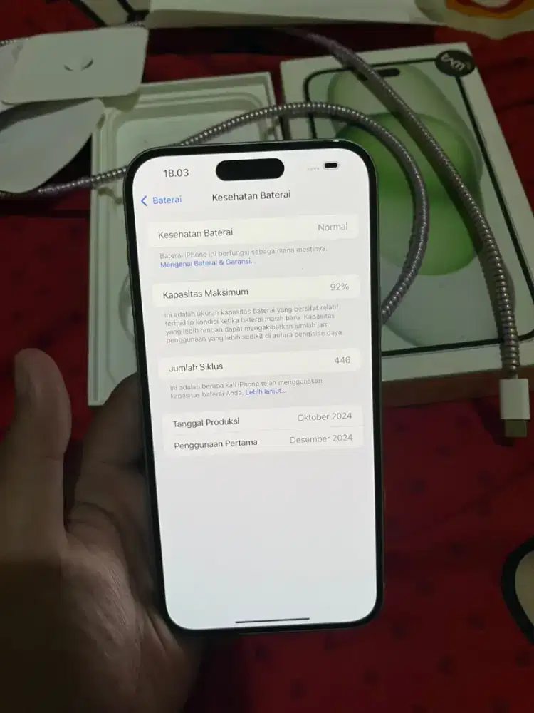 iPhone 15 plus iBox mlus kinclong 128