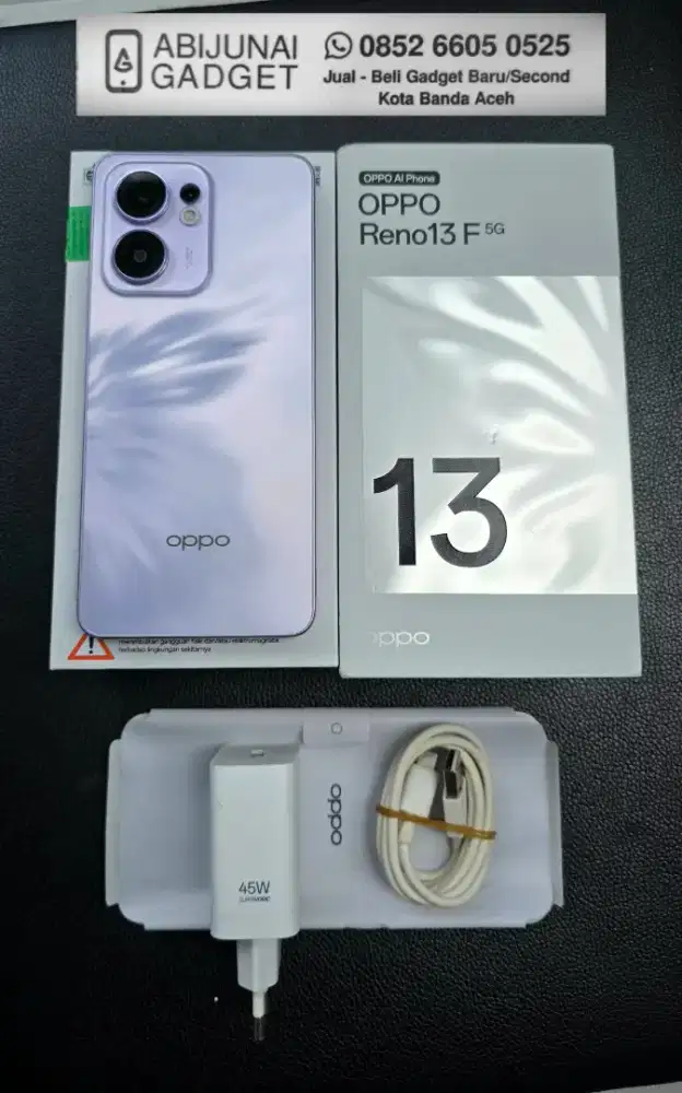 OPPO Reno 13F 5G 12/256GB Second Like New - Garansi Panjang