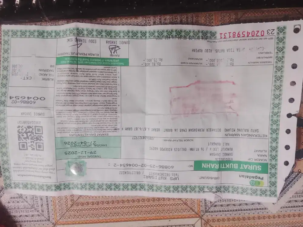 Emas toko Gajah 70 persen