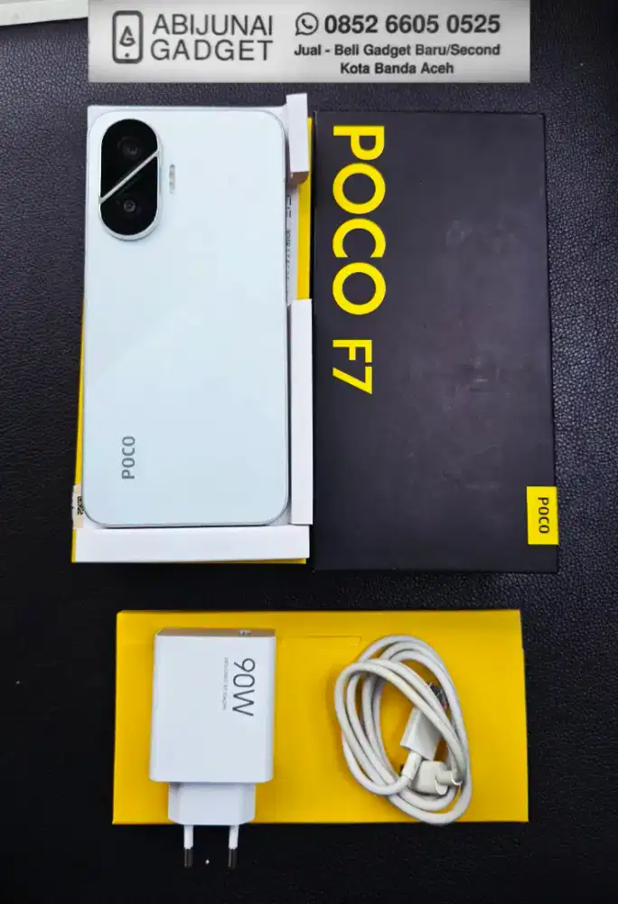 POCO F7 5G 12/512GB Second Like New - Garansi Panjang