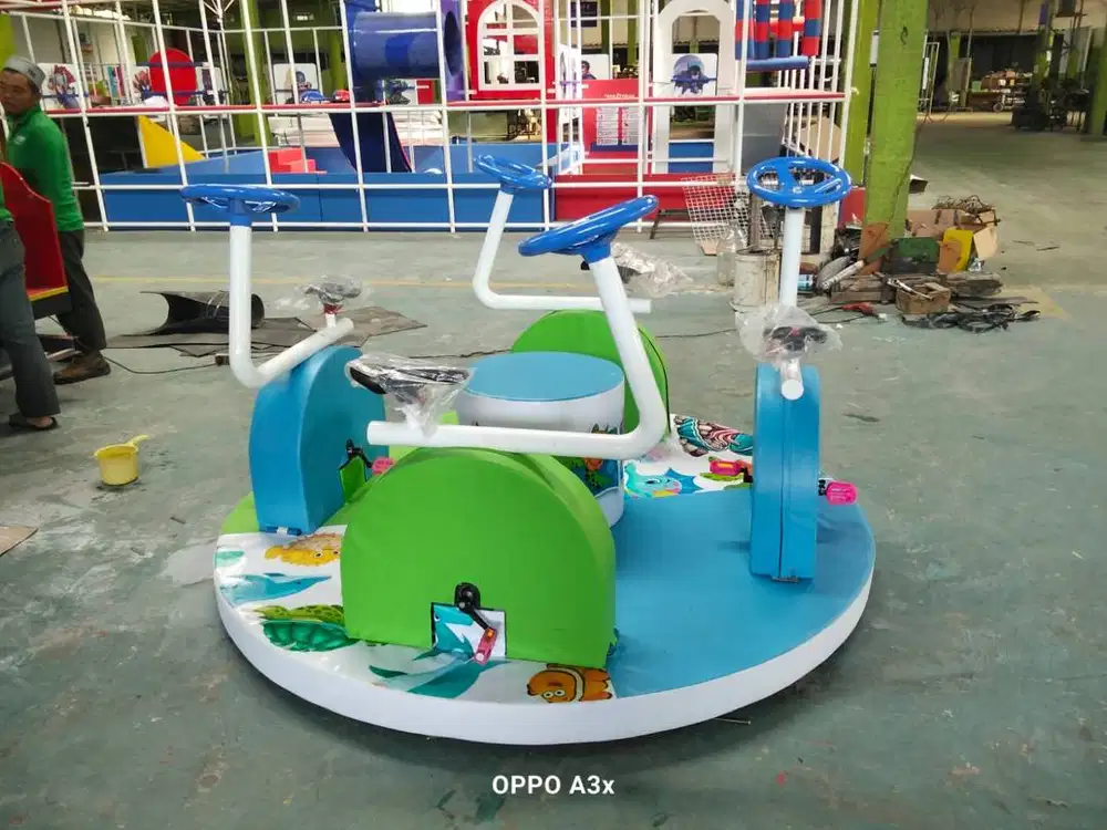 mini cycle - sepeda terbang softplay playground indoor - bahan mbtech