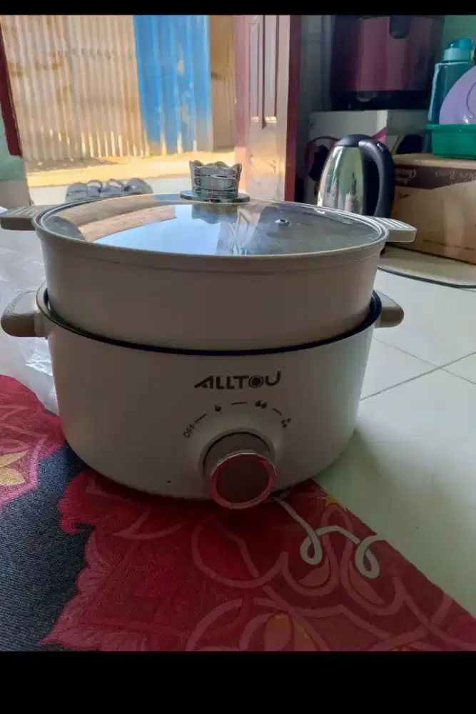 Panci listrik Multifungsi Alltou