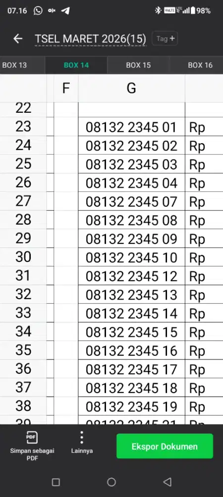 Nomor Cantik Telkomsel