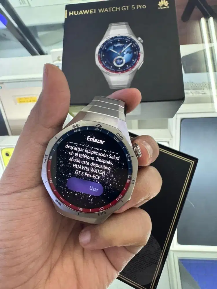 Huawei GT 5 pro titanium stainless 46mm original second like new resmi