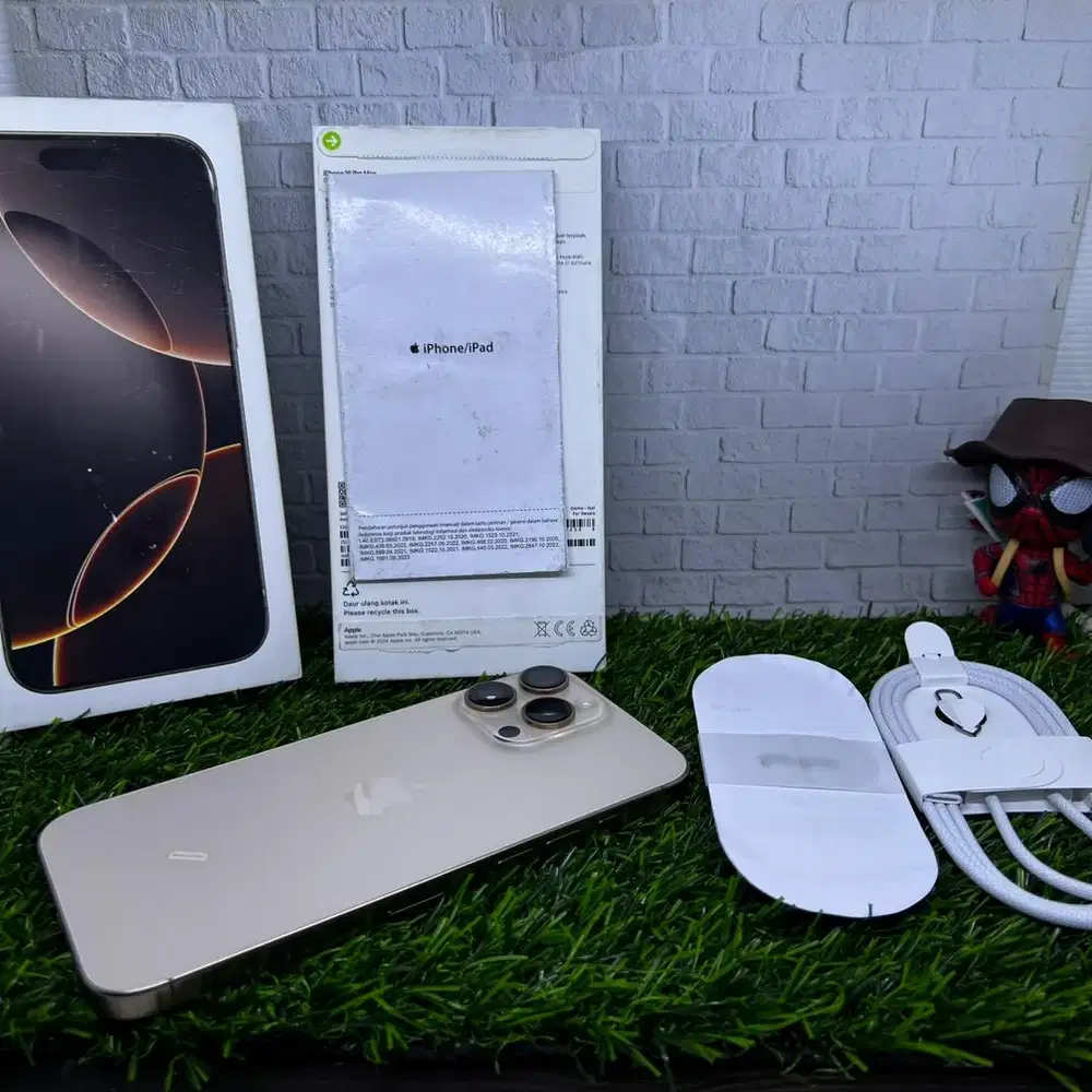 Iphone 16 promax 256gb ibox BH 100 garansi on Desert Titanium