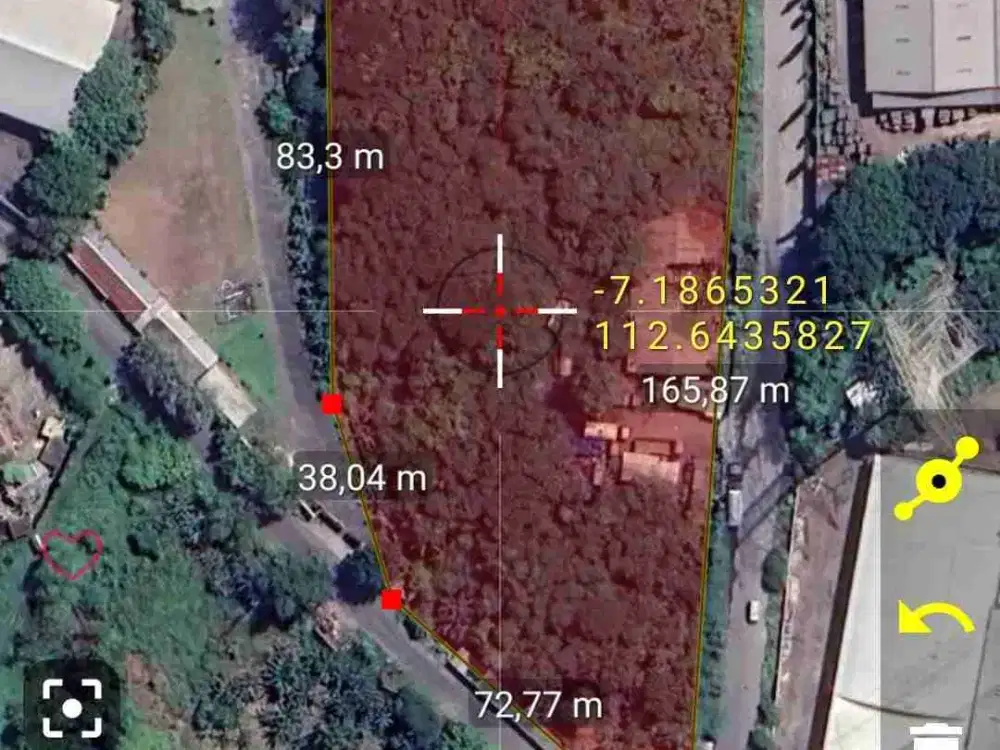 Dijual lahan Industri Kebomas, Gresik