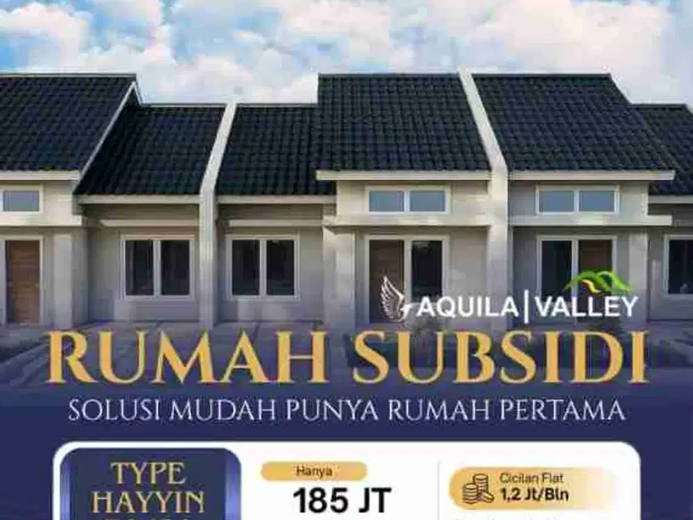 RUMAH SUBSIDI TERVIRAL DI CISEENG DKT PASAR PARUNG CICILAN RINGAN 1 JTAN