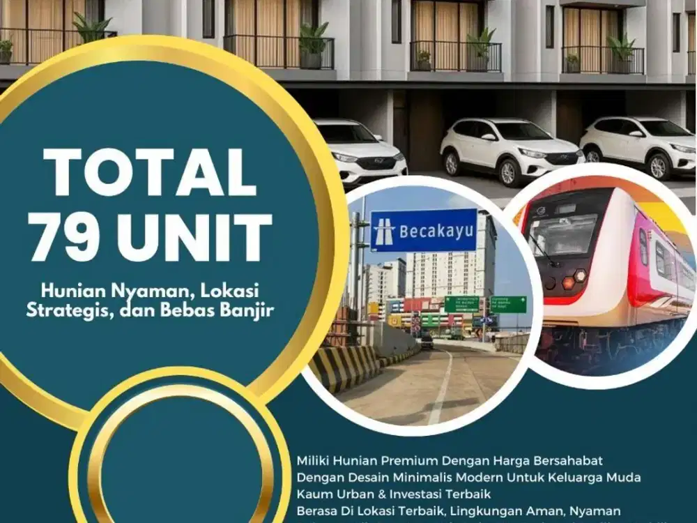 [HOT] Rumah Pondok Kelapa Townhouse 2, Duren Sawit, Baru, di Jaktim, Jakarta Timur (APS)