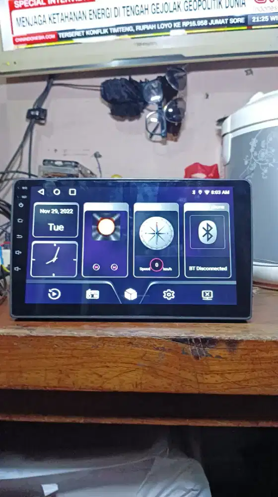 headunit android layar jernih 2gb 9 inch second mulus rahayu