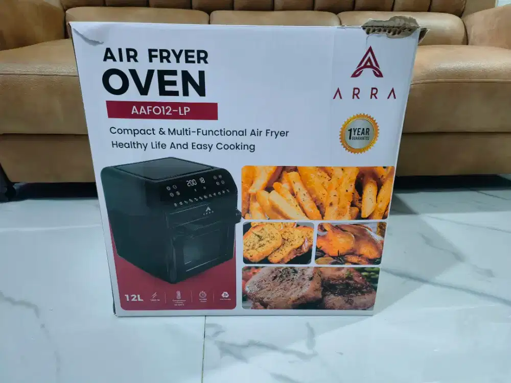 Air Fryer Oven 12L (Merek Arra). BNIB