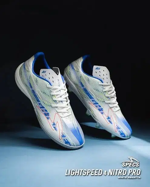 SPECS Sepatu Sepak Bola Accelerator Lightspeed 4 Nitro Pro FG White