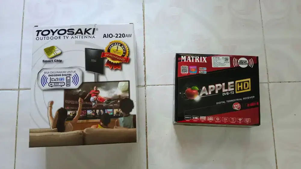 Antena TV Toyosaki Outdoor dan STB matrix