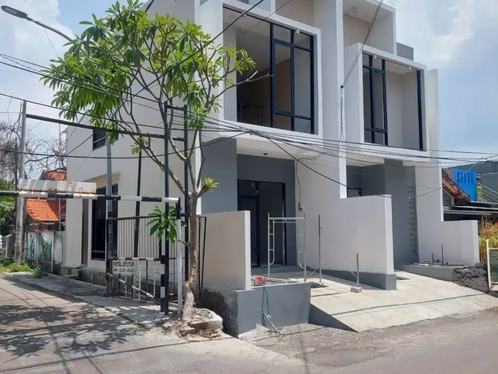 Dijual rumah minimalis modern dijalan Semampir dkt raya MERR stikom bale Hinggil