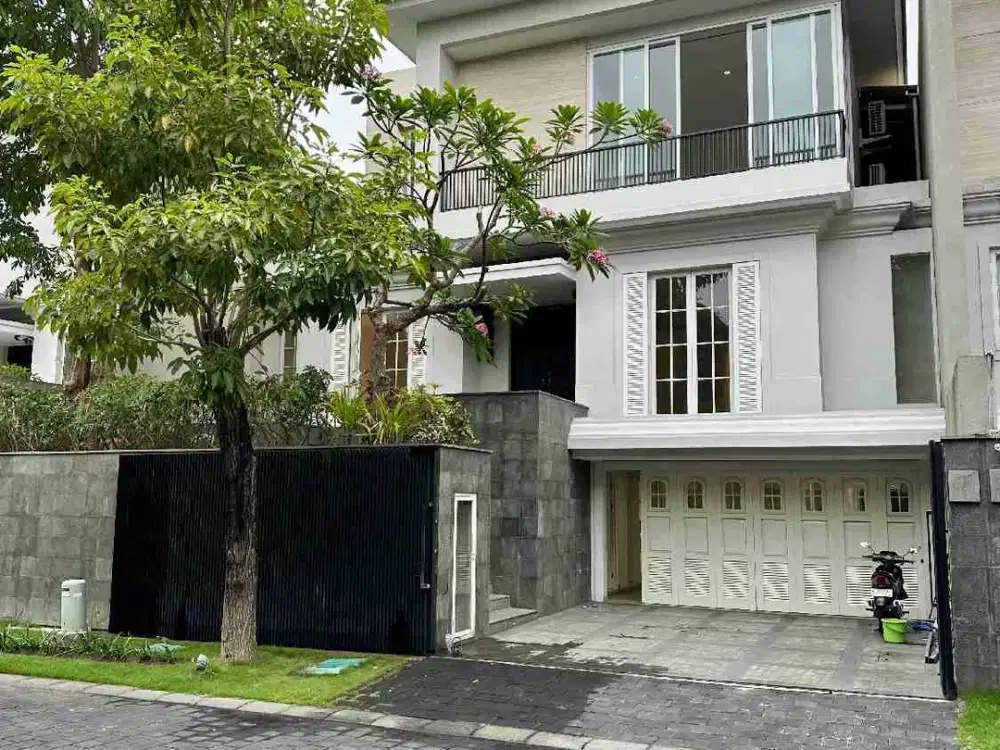 RUMAH MEWAH GRAND PENINSULA PARK, FULL MARMER, PRIVATE LIFT