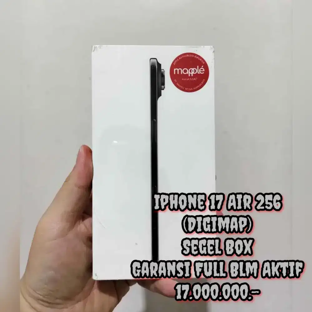 Iphone 17 Air 256 (Digimap) Segel Box