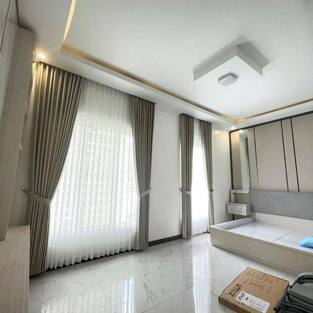 Tukang Tirai Gorden Jendela Gordyn Mewah Hordeng Model Terbaru Murah