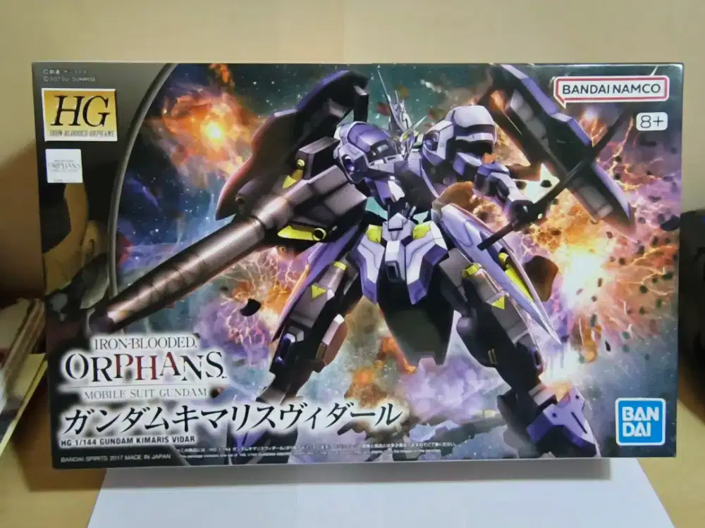 Bandai 1/144 HG IBO ASW‑G‑66 Gundam Kimaris Vidar - SUDAH DIRAKIT