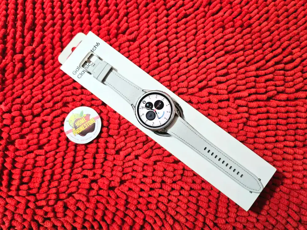 Samsung W6 Kelasik 47mm Silver Mulus