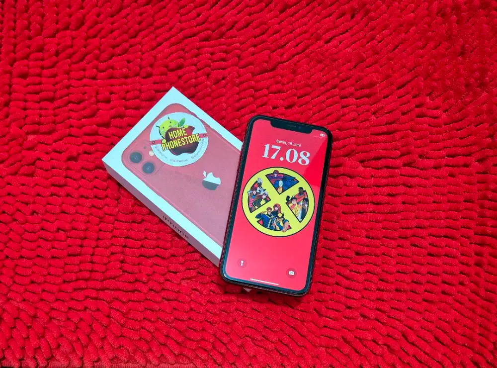 IPhone 11 256Gb Merah Bagus