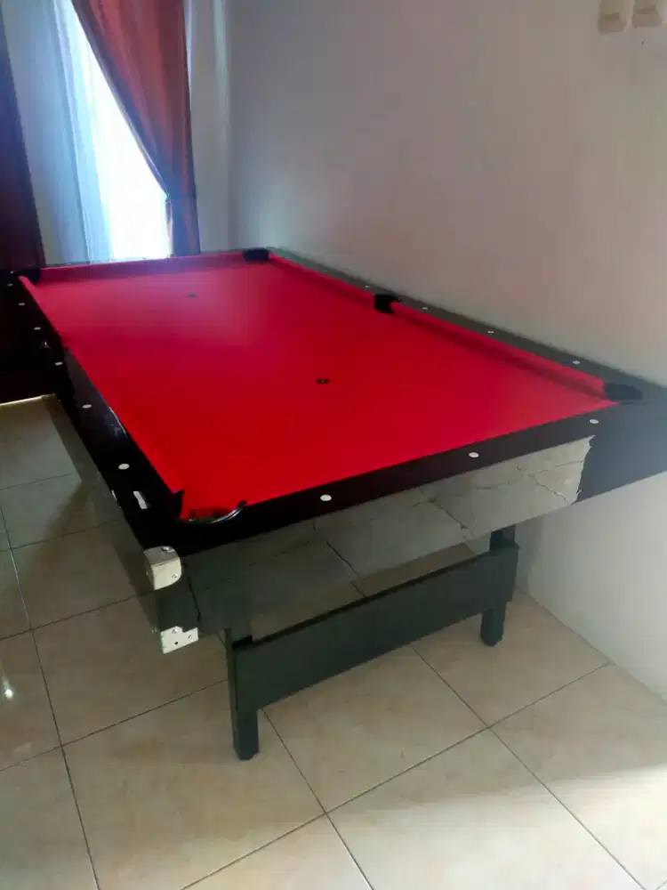 meja billiard baru 7 feet ( kaki lipat )