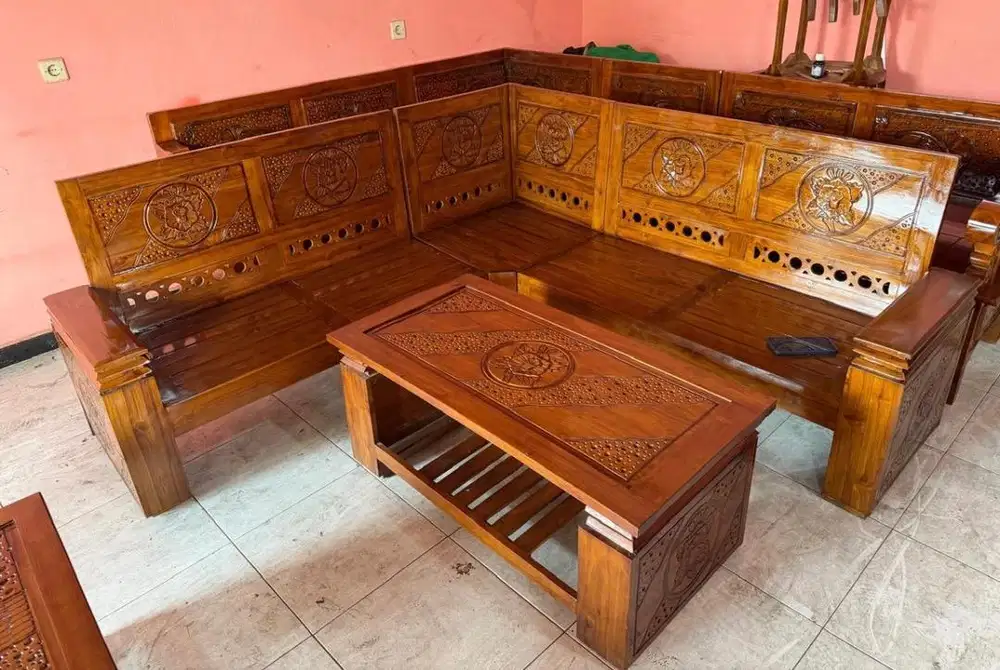 Kursi tamu sudut minimalis