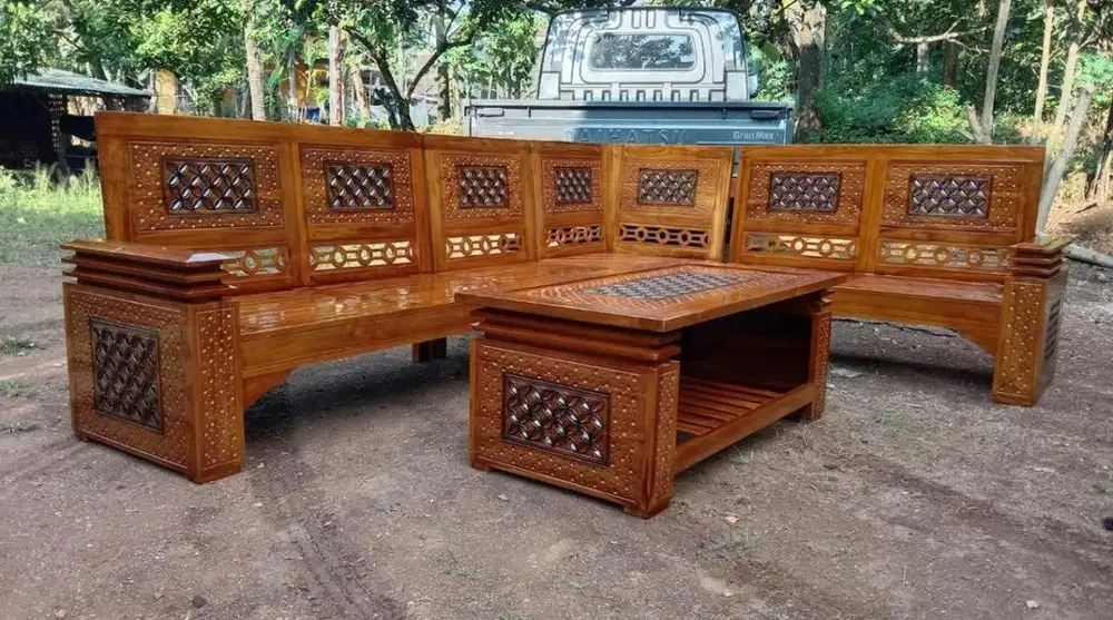 Kursi tamu sudut minimalis