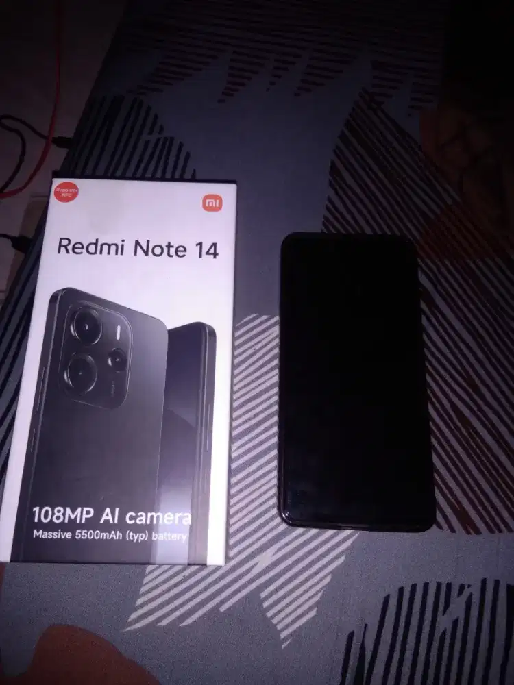 Sat sett boss redmi note 14 full original 8/256