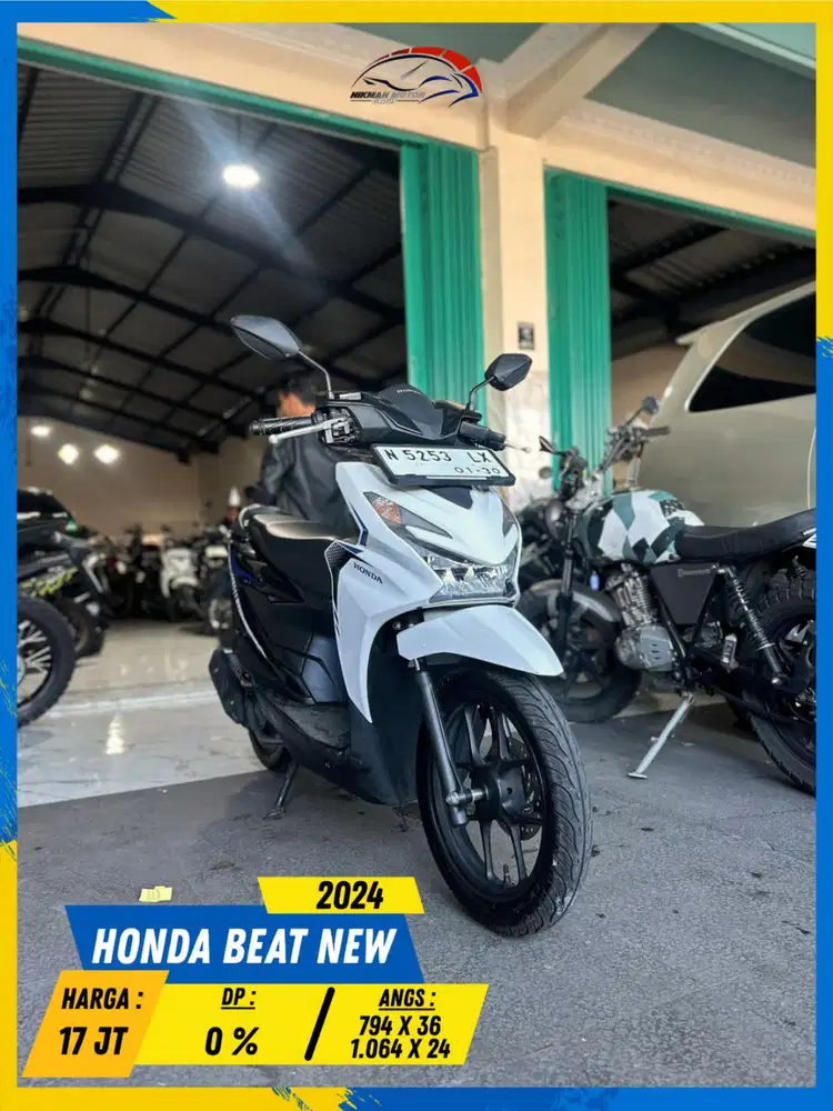 HONDA BEAT NEW 2024 MONGGO GASS BOLOH HIKMAH MOTOR KEPUH MALANG