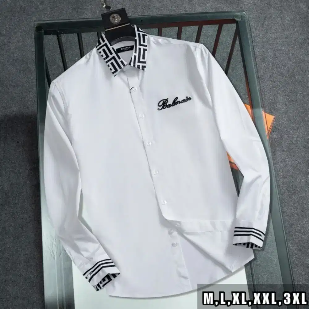 KEMEJA BALMAIN PARIS BRANDED IMPORT