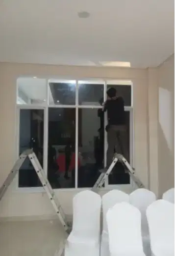 Stiker tolak panas riben sticker kaca film ryben Kaca Film rumah