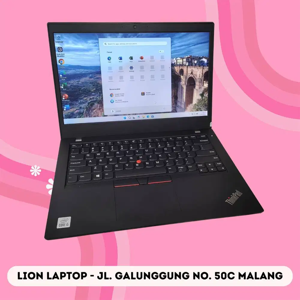 i5 Gen 10 Murah RAM 8GB SSD 256GB Lenovo Thinkpad L14 [15|03]
