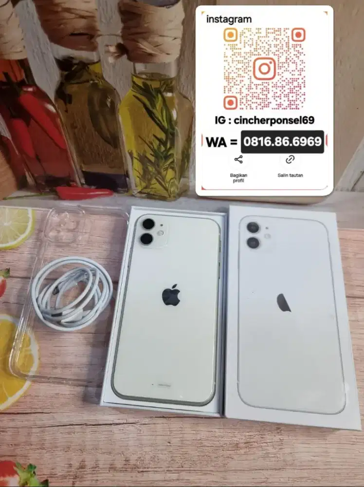 Jual iPhone 11 iBox 128gb istimewa likeNEW siap pakai