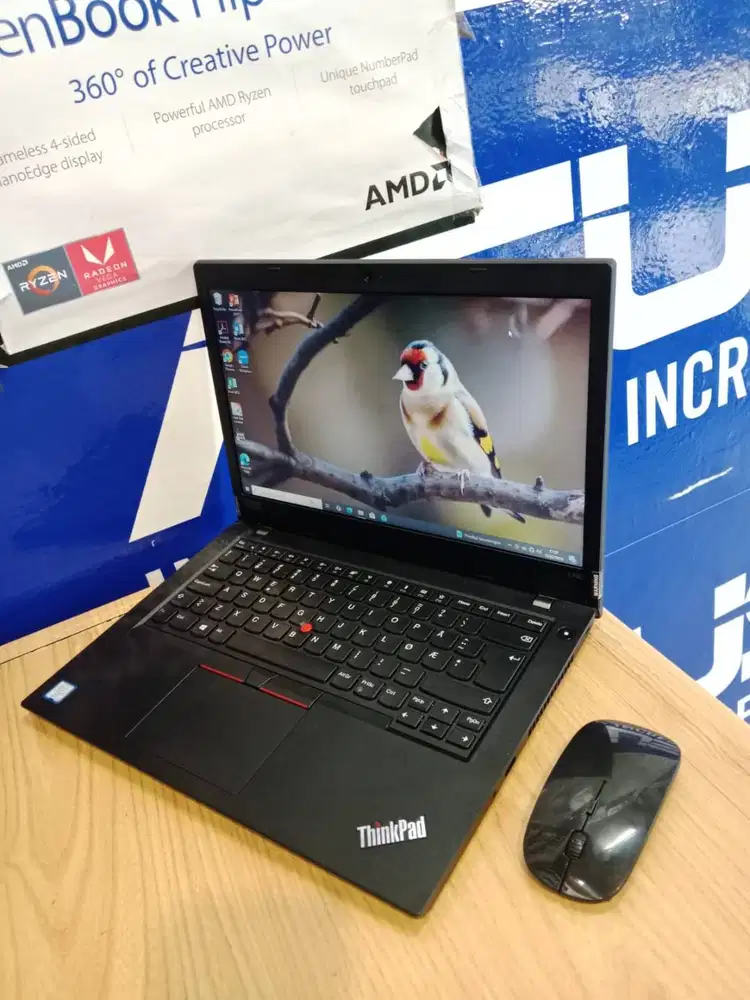 DI JUAL LAPTOP TANGGUH BUAT KERJA LENOVO THINKPAD L480 CORE i5 RAM 8GB