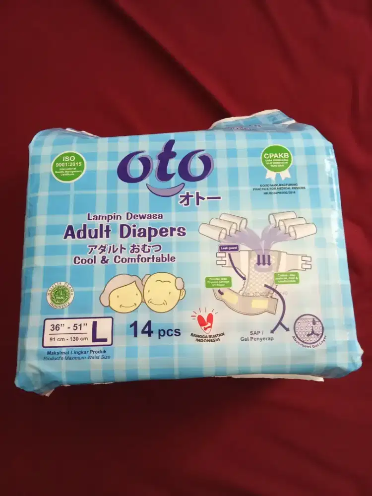 Popok dewasa atau lansia size L