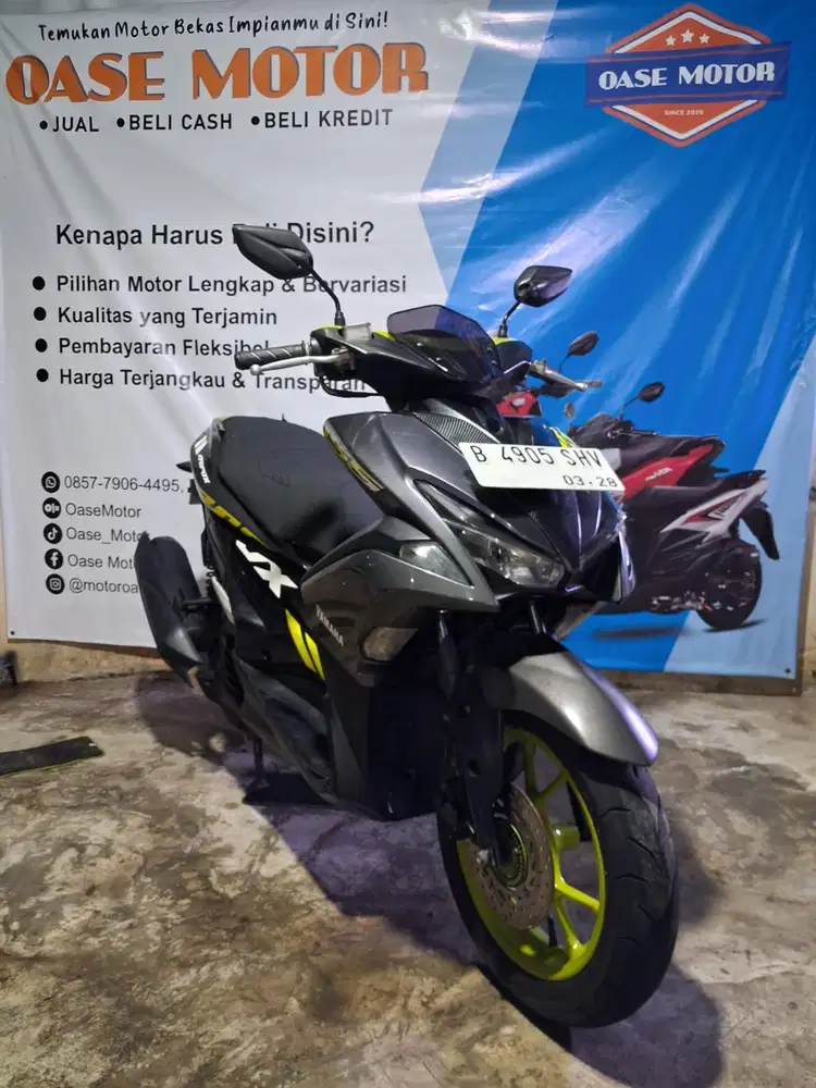 (B) Yamaha Aerox 155 VVA Tahun 2019