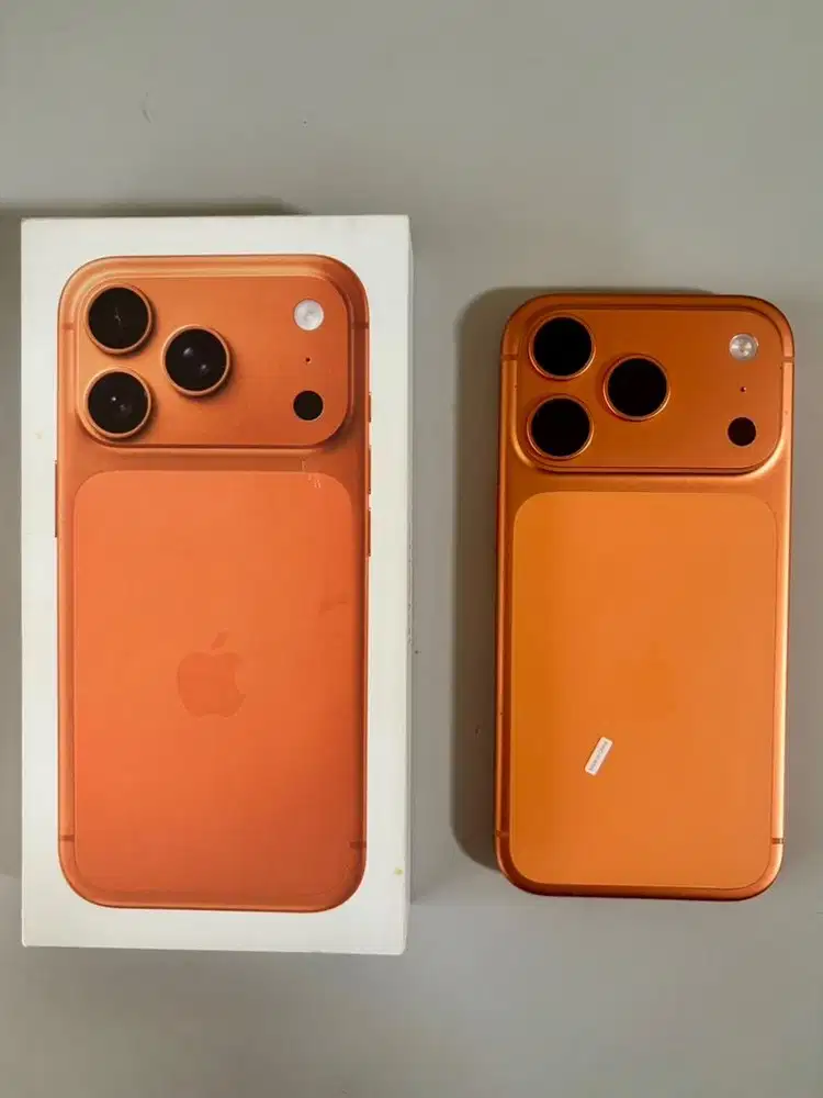 DIJUAL IPHONE 17 Pro COSMIC ORANGE IBOX BH 100% 256 GB