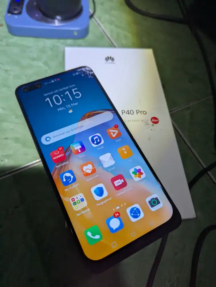 Mantan Flagship Huawei P40 Pro 8/256 Proc Kirin 990 5G resmi indo