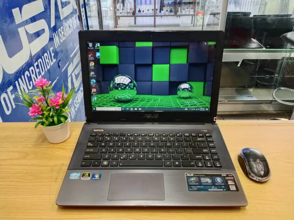 DIJUAL LAPTOP KERJA ASUS K45V CORE i7 RAM 8GB SIAP PAKAI