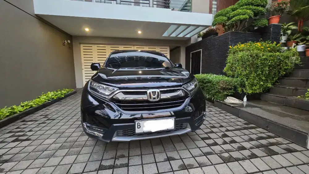 Honda CRV Prestige 2017 Hitam KM.Low asli, CAT ASLI FULL, milikpribadi