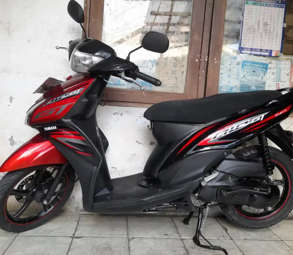 Yamaha Mio GT 2014 cw asli hitam B dki pajk plat panjang