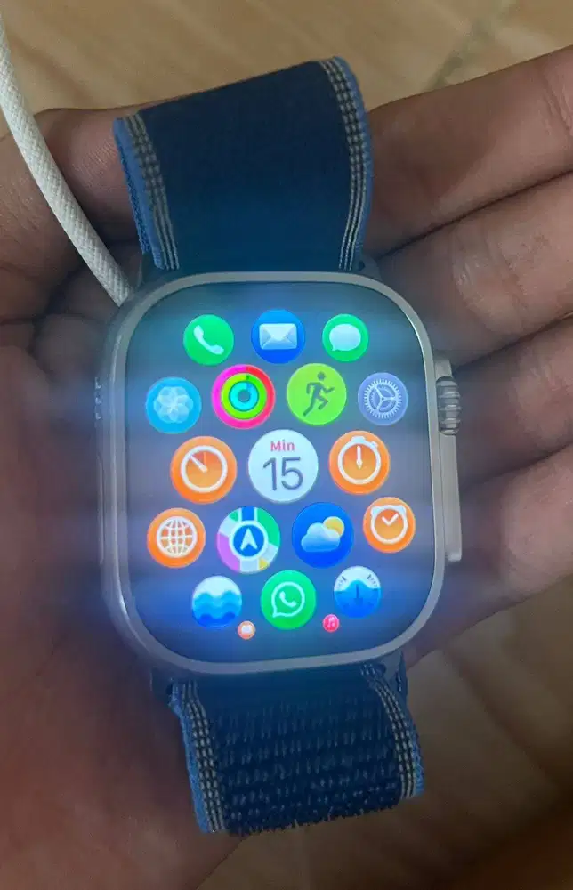 dijual apple watch air ultra 3 49mm strap warna biru